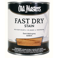 Old Masters 1 Qt Dark Mahogany Oil-Based Fast Dry Wood Stain 60804